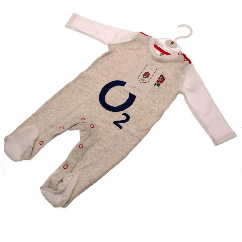 England RFU Sleepsuit 12/18 mths GR - Gift Arch