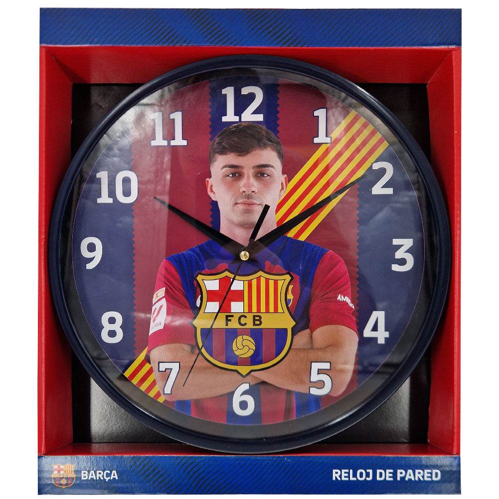 FC Barcelona Pedri Wall Clock - Gift Arch