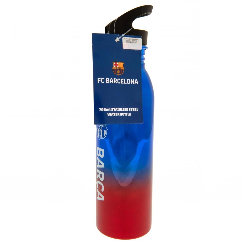 FC Barcelona UV Metallic Drinks Bottle - Gift Arch