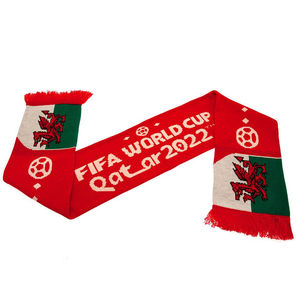 FIFA World Cup Qatar 2022 Wales Scarf - Gift Arch
