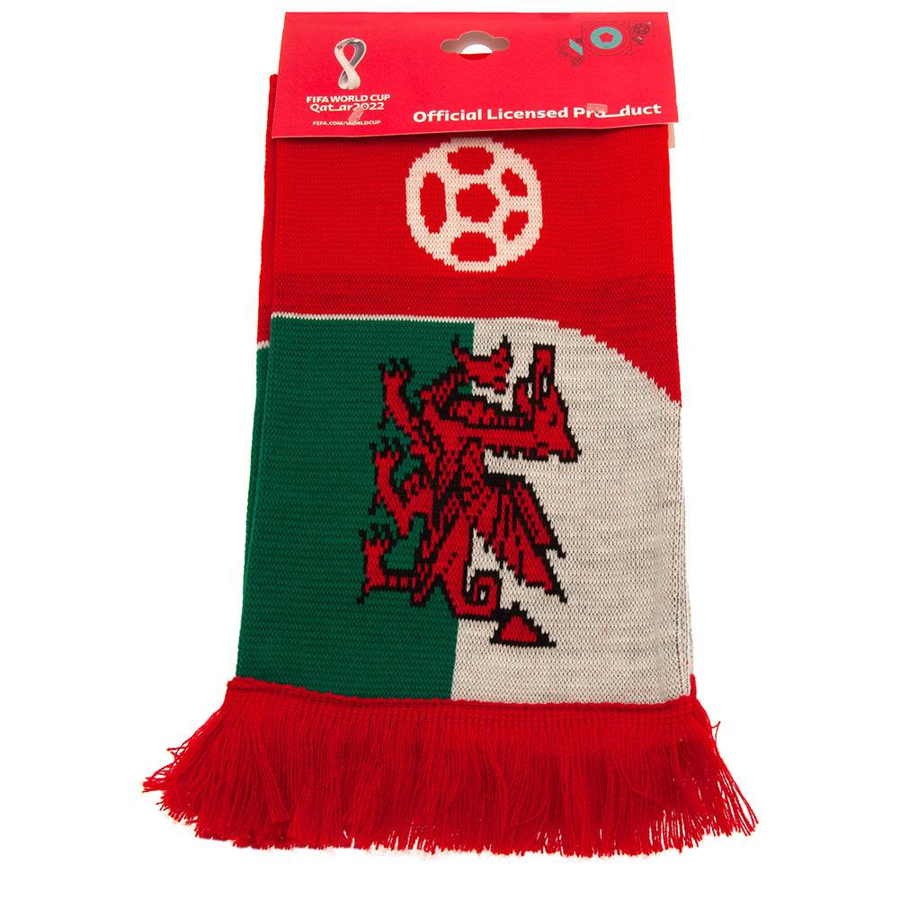 FIFA World Cup Qatar 2022 Wales Scarf - Gift Arch