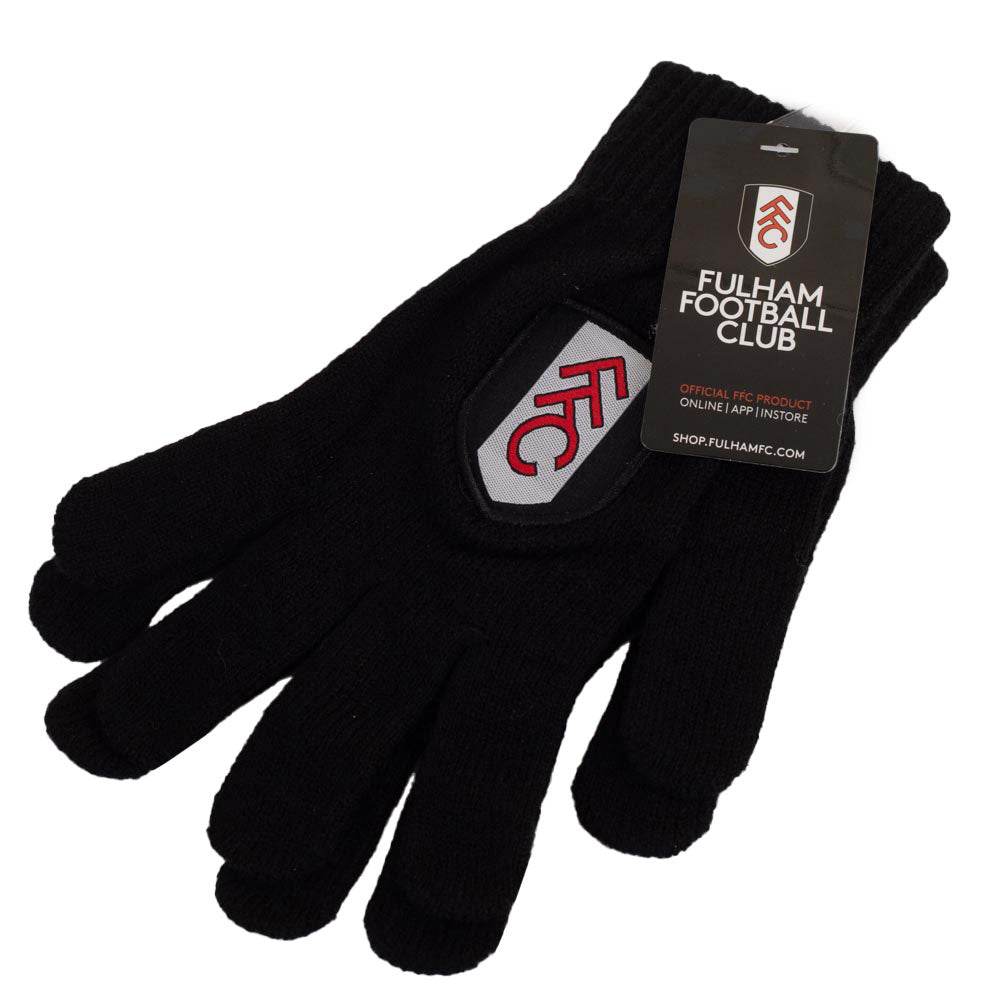 Fulham FC Knitted Gloves Junior - Gift Arch