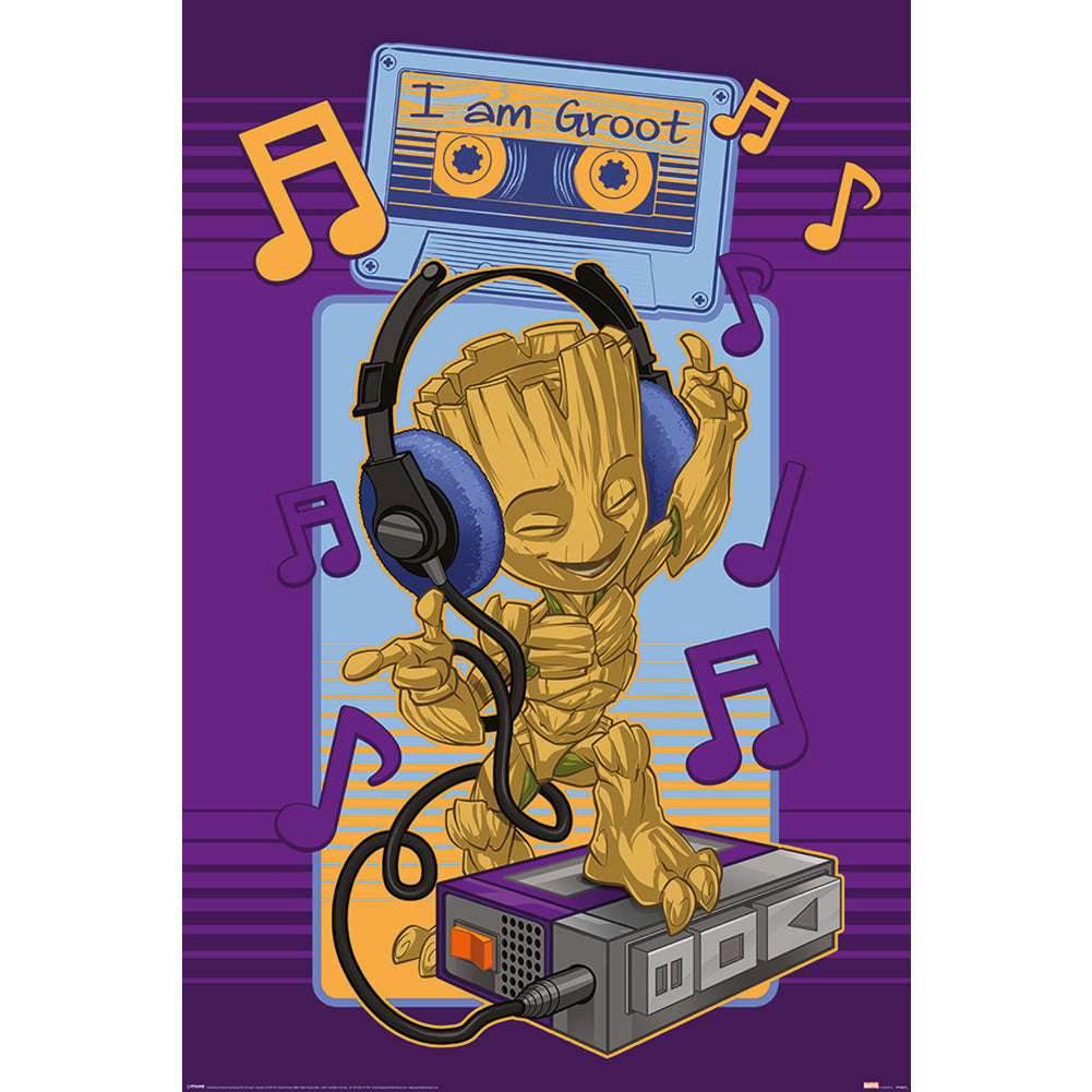 Guardians Of The Galaxy Poster Groot 197 - Gift Arch
