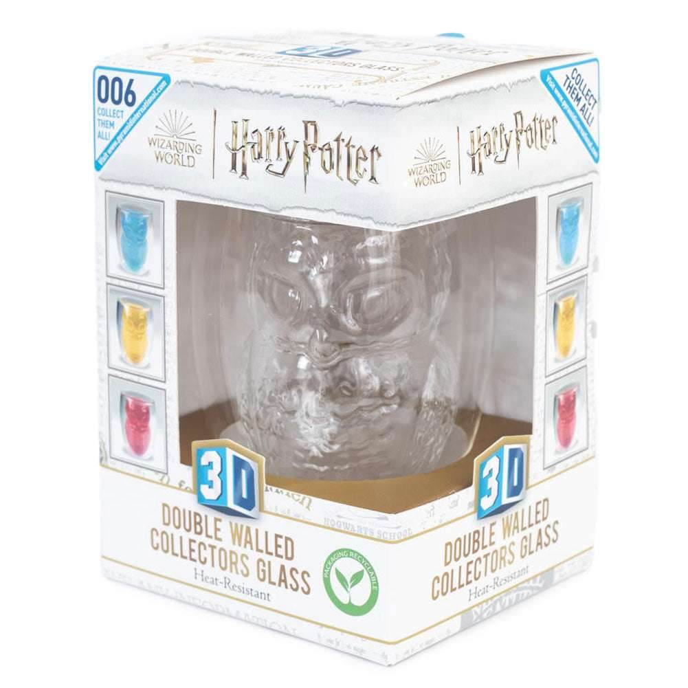 Harry Potter 3D Hedwig Feature Glass - Gift Arch