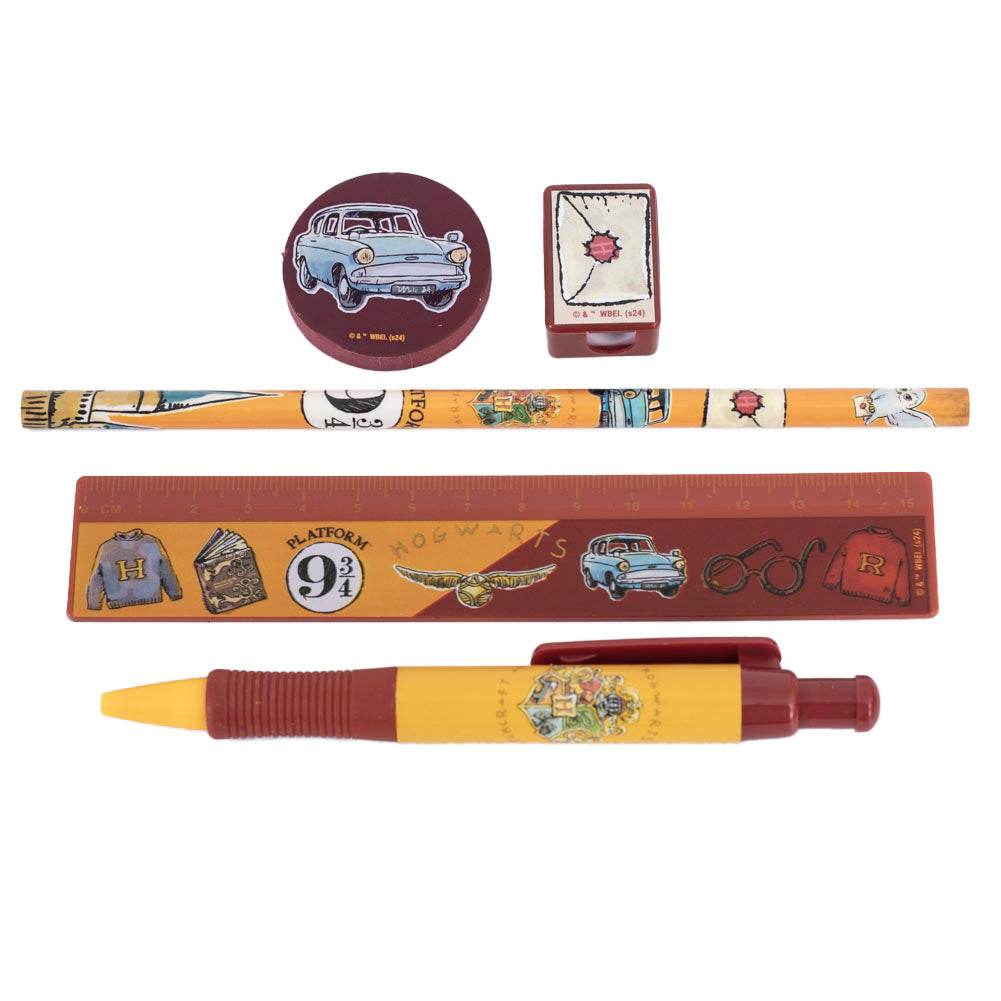 Harry Potter 5pc Stationery Set - Gift Arch