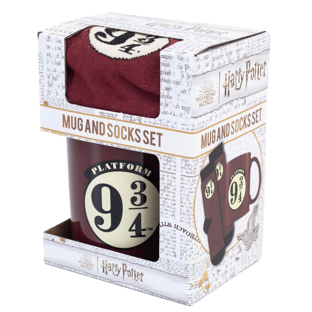 Harry Potter 9 & 3 Quarters Mug & Sock Set - Gift Arch