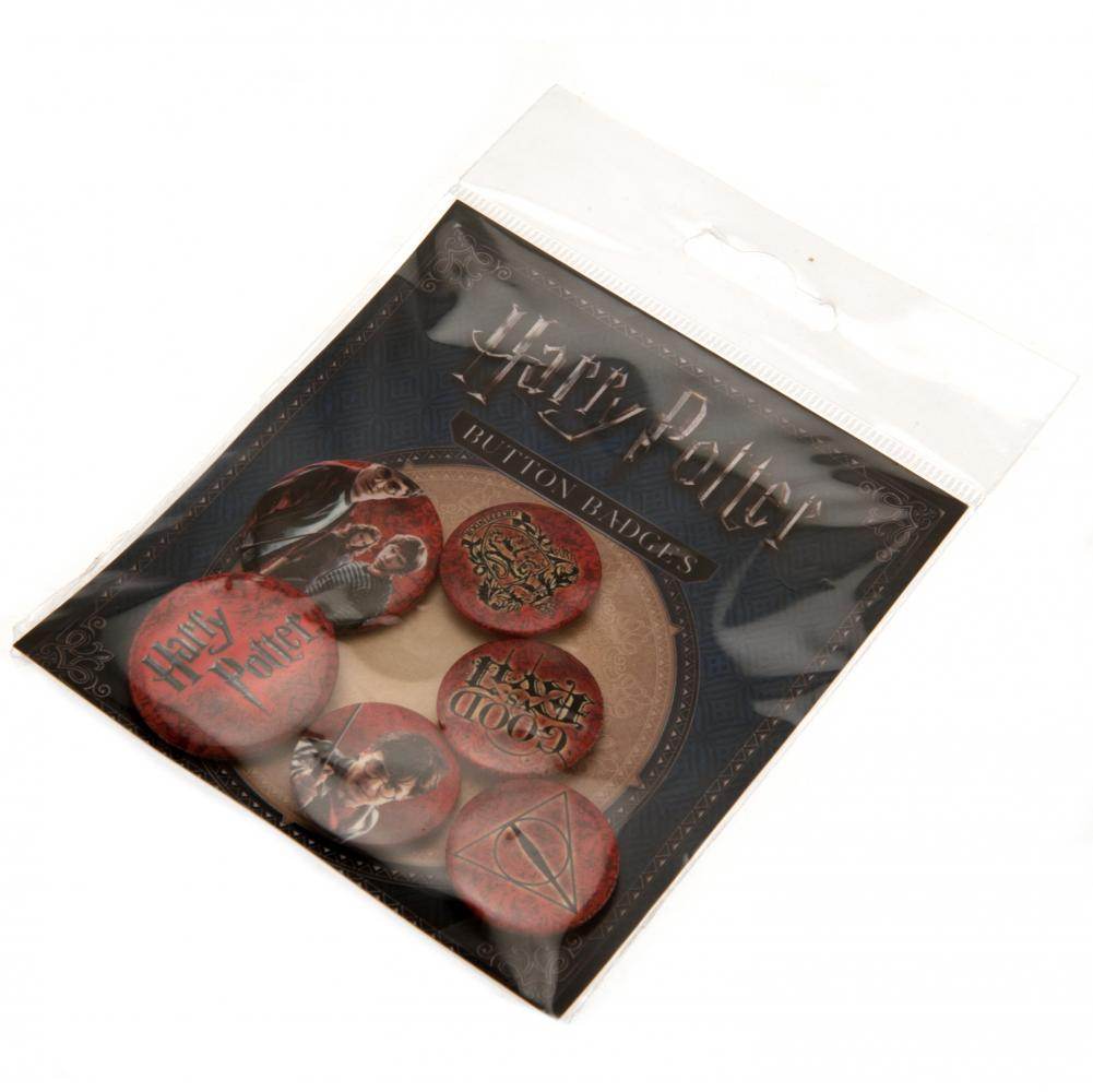 Harry Potter Button Badge Set Logo - Gift Arch