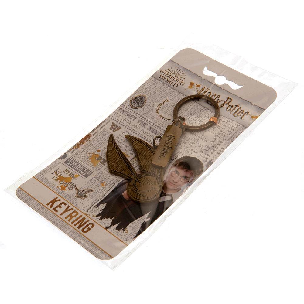Harry Potter Charm Keyring Golden Snitch - Gift Arch