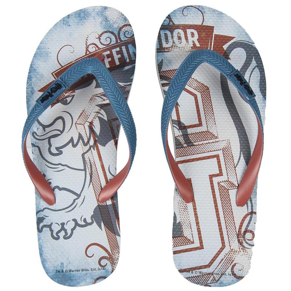 Harry Potter Flip Flops Gryffindor Size 43 - Gift Arch