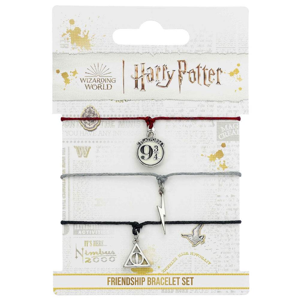 Harry Potter Friendship Bracelet Set Deathly Hallows - Gift Arch