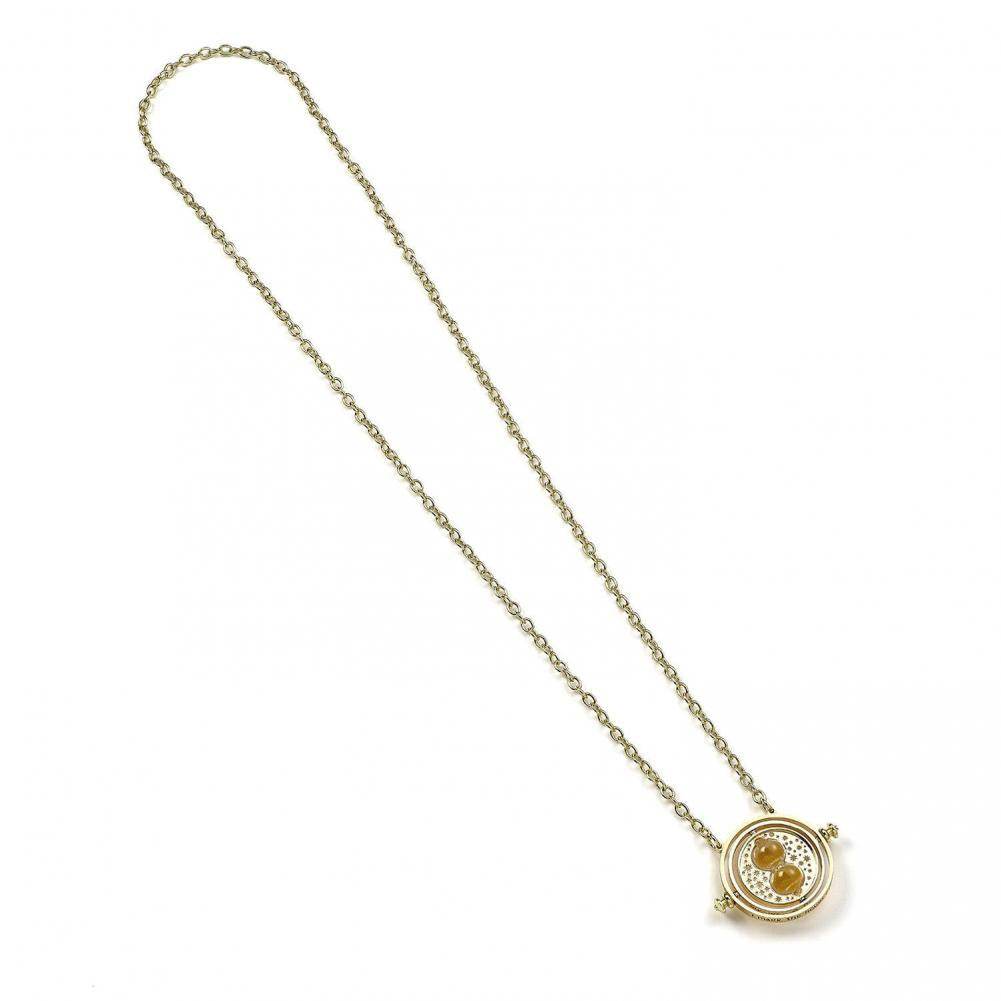 Harry Potter Gold Plated Spinning Time Turner Necklace - Gift Arch