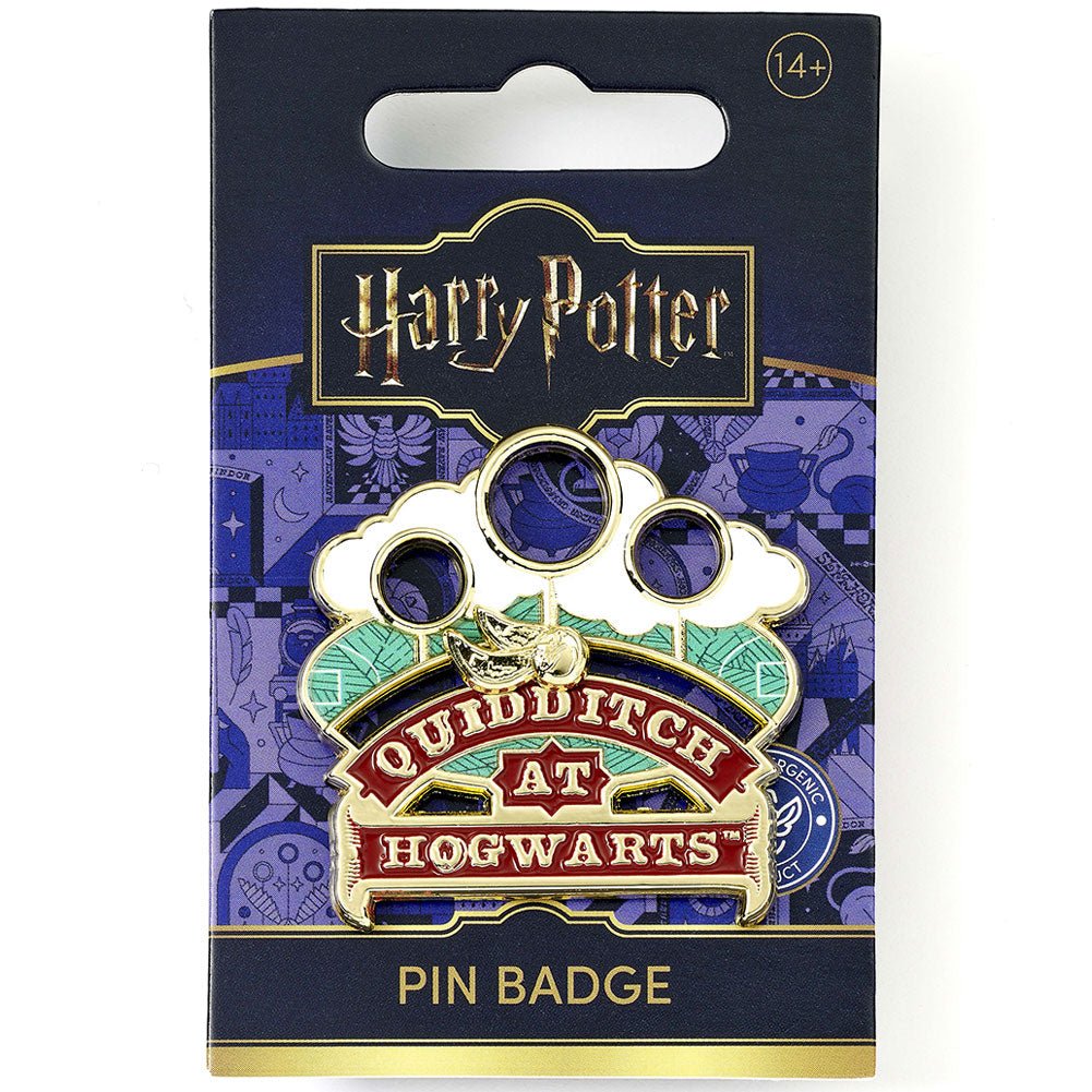 Harry Potter Golden Snitch Sliding Pin Badge - Gift Arch