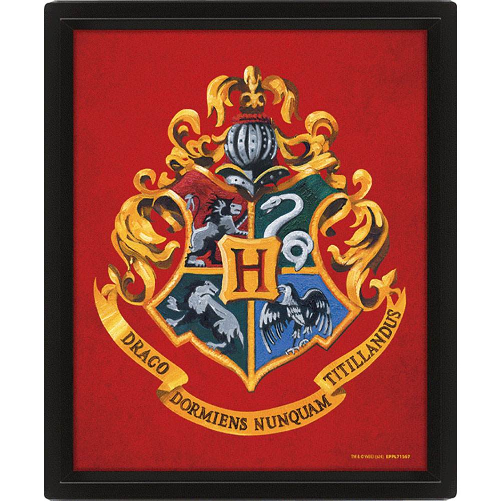 Harry Potter Gryffindor Framed 3D Picture - Gift Arch