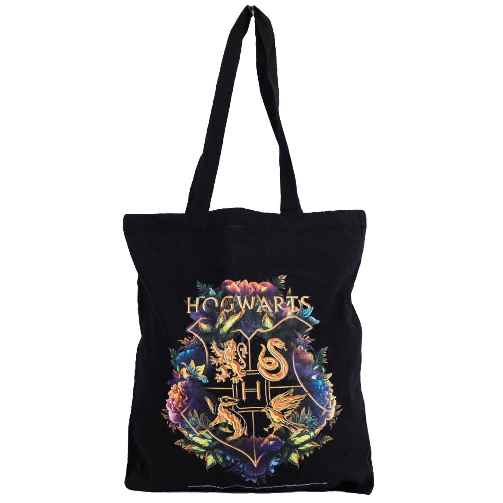 Harry Potter Hogwarts Crest Canvas Tote Bag - Gift Arch