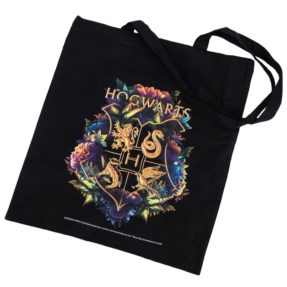 Harry Potter Hogwarts Crest Canvas Tote Bag - Gift Arch