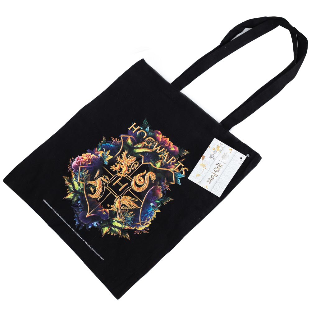 Harry Potter Hogwarts Crest Canvas Tote Bag - Gift Arch