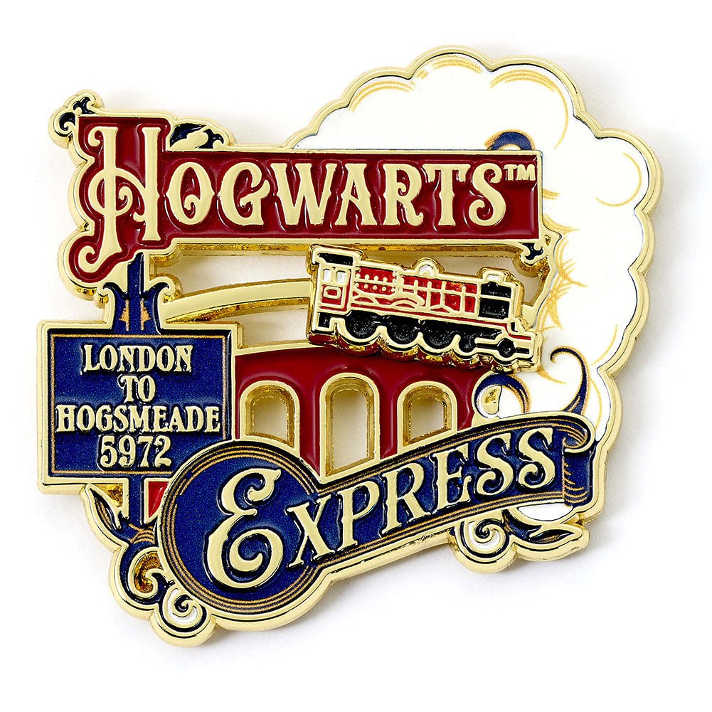 Harry Potter Hogwarts Express Sliding Pin Badge - Gift Arch