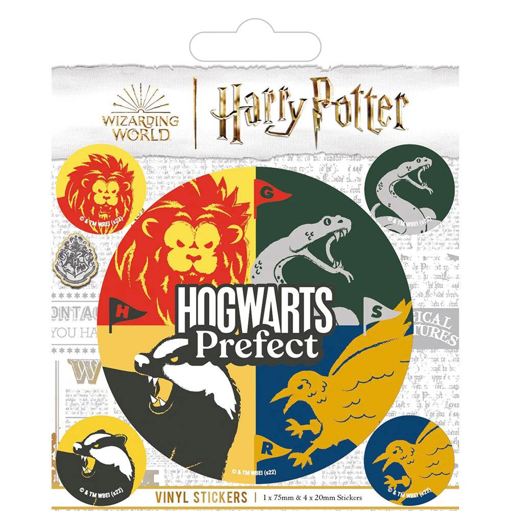 Harry Potter Hogwarts Prefect Stickers - Gift Arch