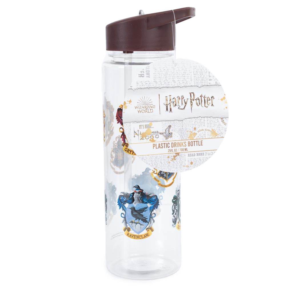 Harry Potter House Crests Plastic Drinks Bottle - Gift Arch
