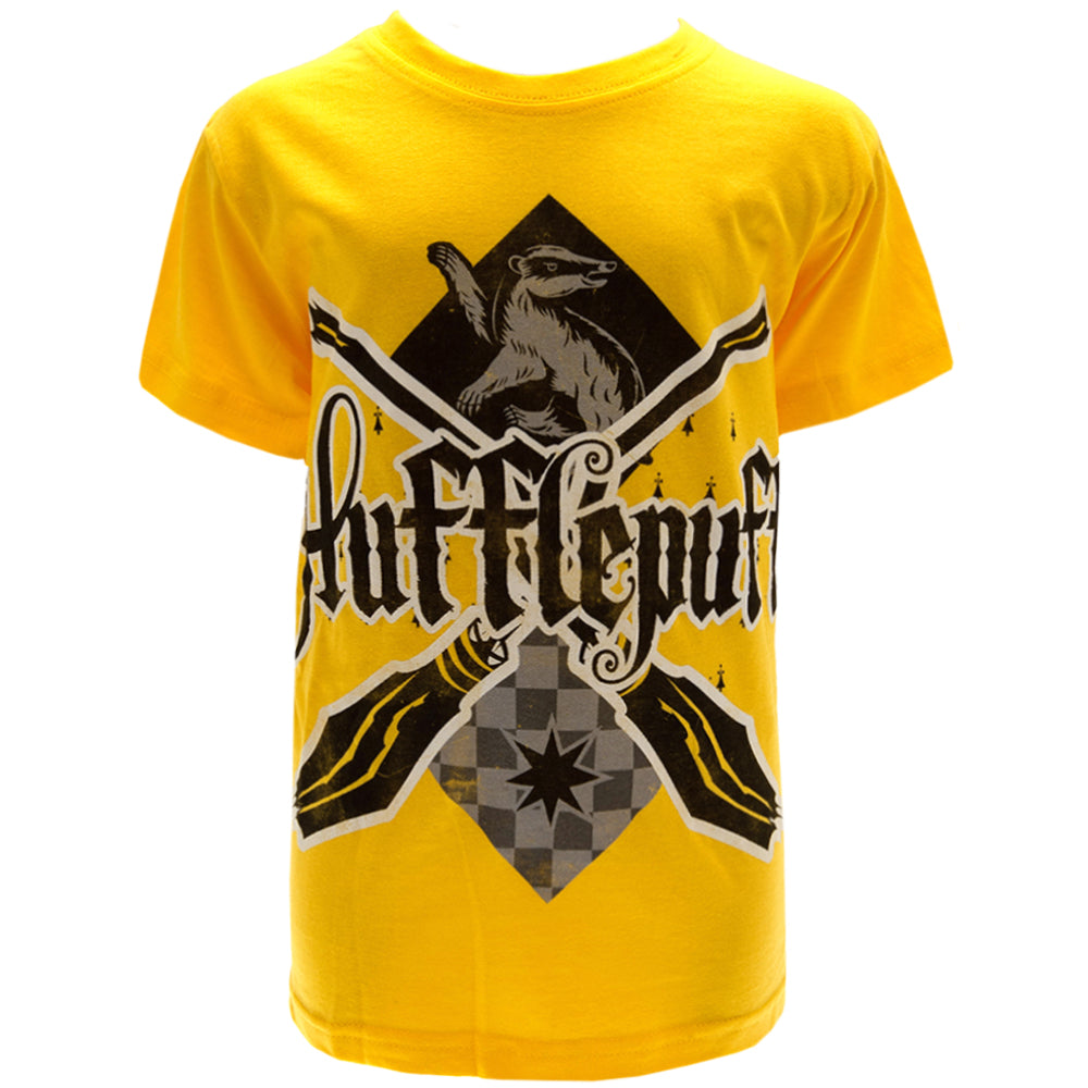 Harry Potter Hufflepuff T Shirt Junior 7-8 Yrs - Gift Arch