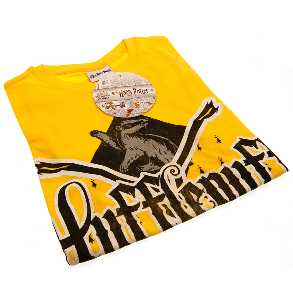 Harry Potter Hufflepuff T Shirt Junior 7-8 Yrs - Gift Arch