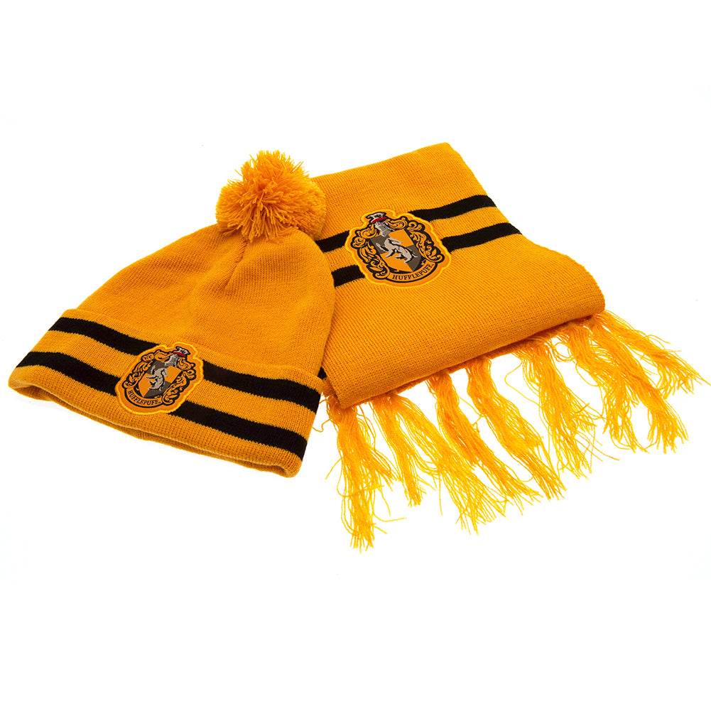 Harry Potter Junior Beanie & Scarf Hufflepuff - Gift Arch