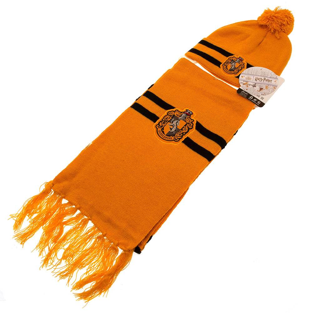 Harry Potter Junior Beanie & Scarf Hufflepuff - Gift Arch