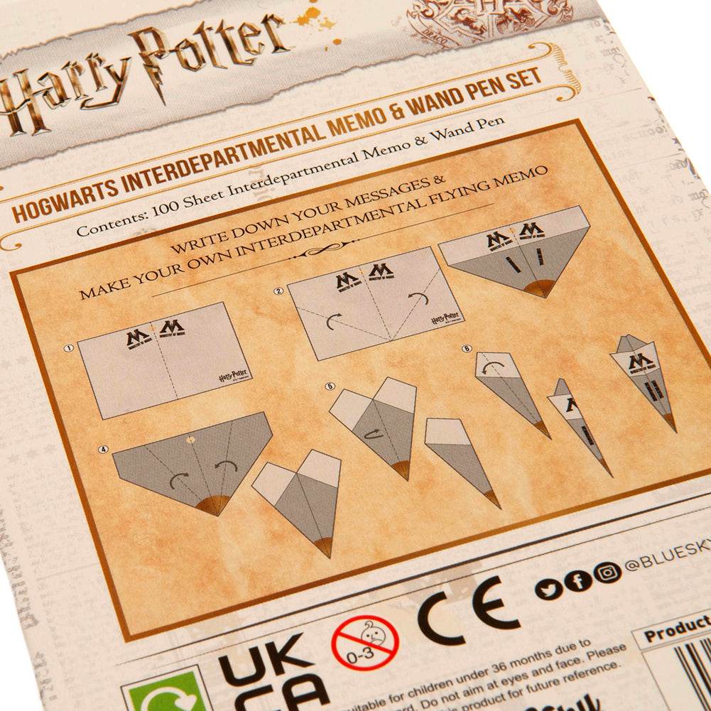 Harry Potter Memo Pad & Pen Set - Gift Arch