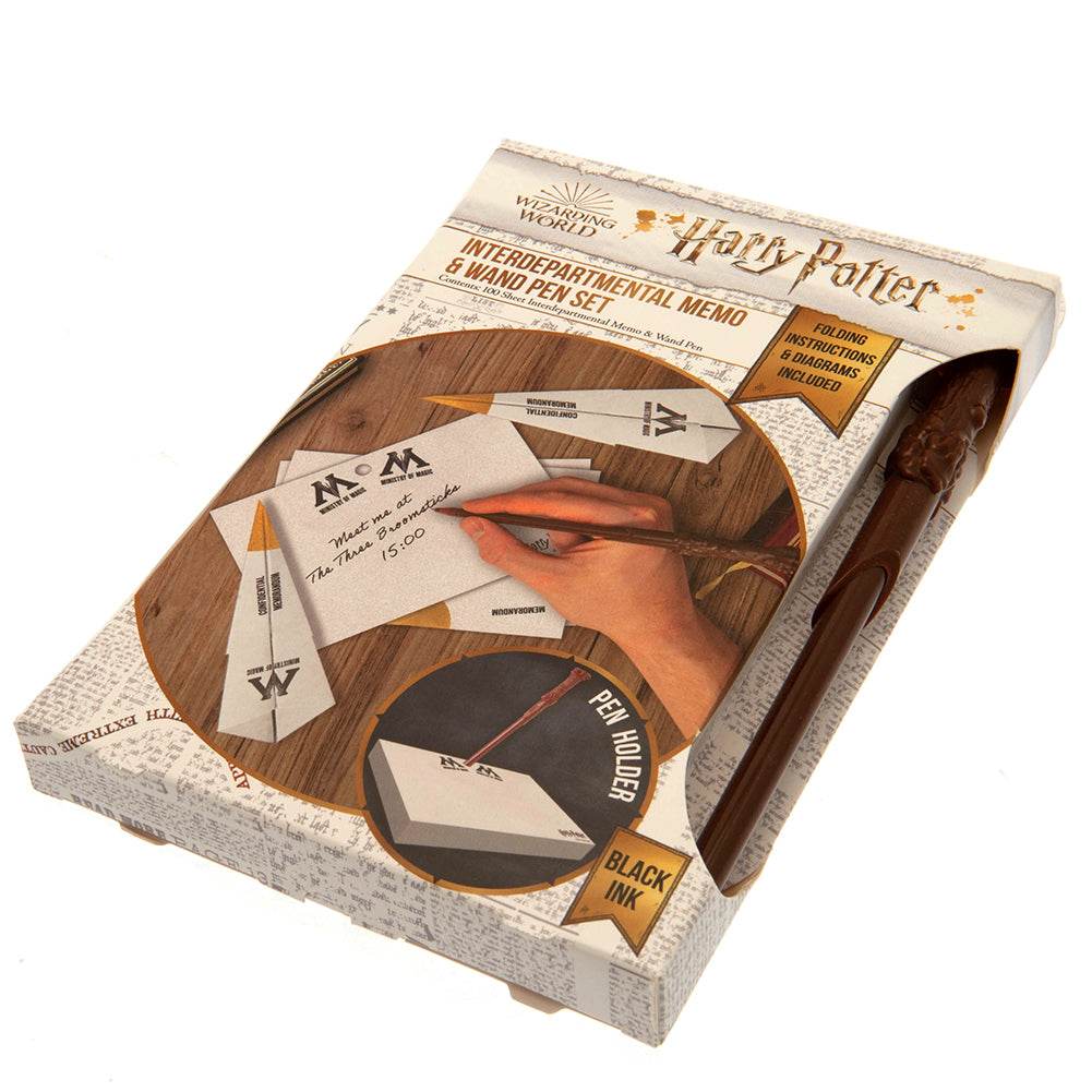 Harry Potter Memo Pad & Pen Set - Gift Arch