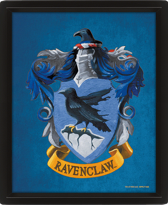 Harry Potter Ravenclaw Framed 3D Picture - Gift Arch