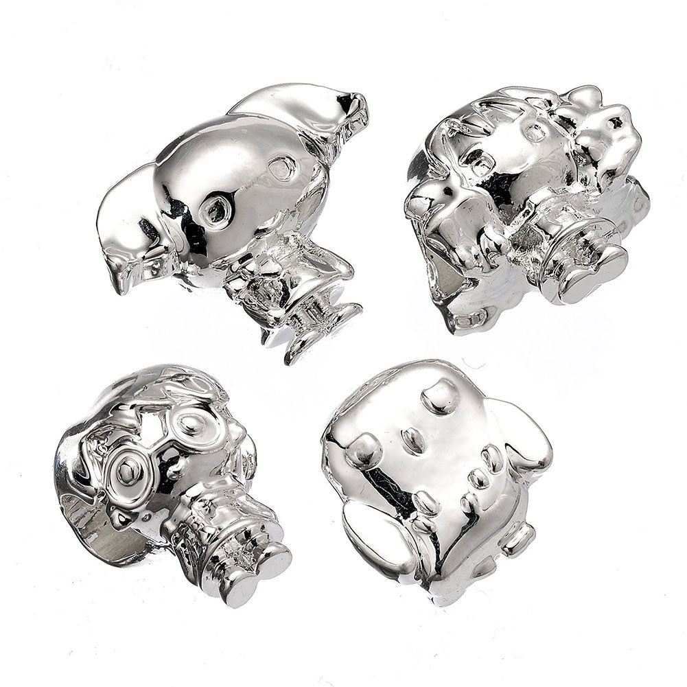 Harry Potter Silver Plated Character Bead Charm Set - Gift Arch