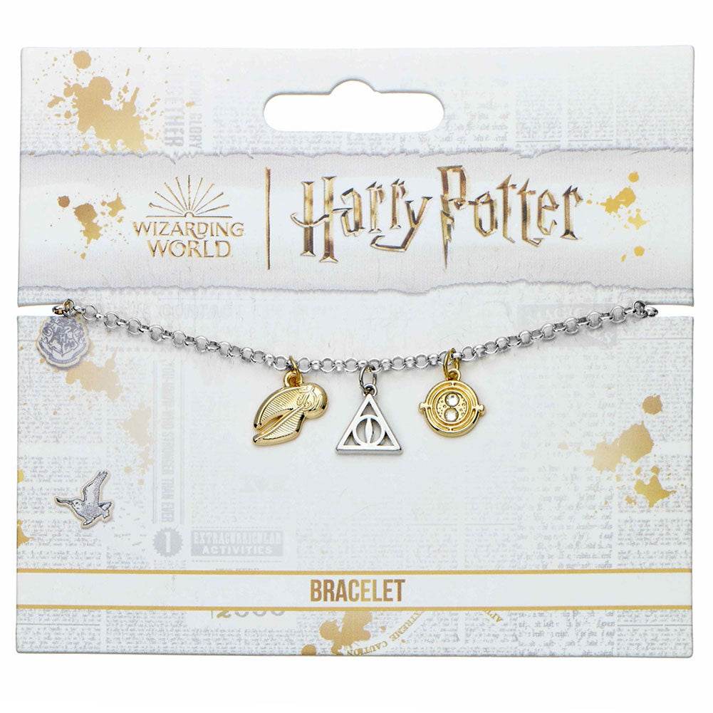 Harry Potter Silver Plated Charm Bracelet - Gift Arch