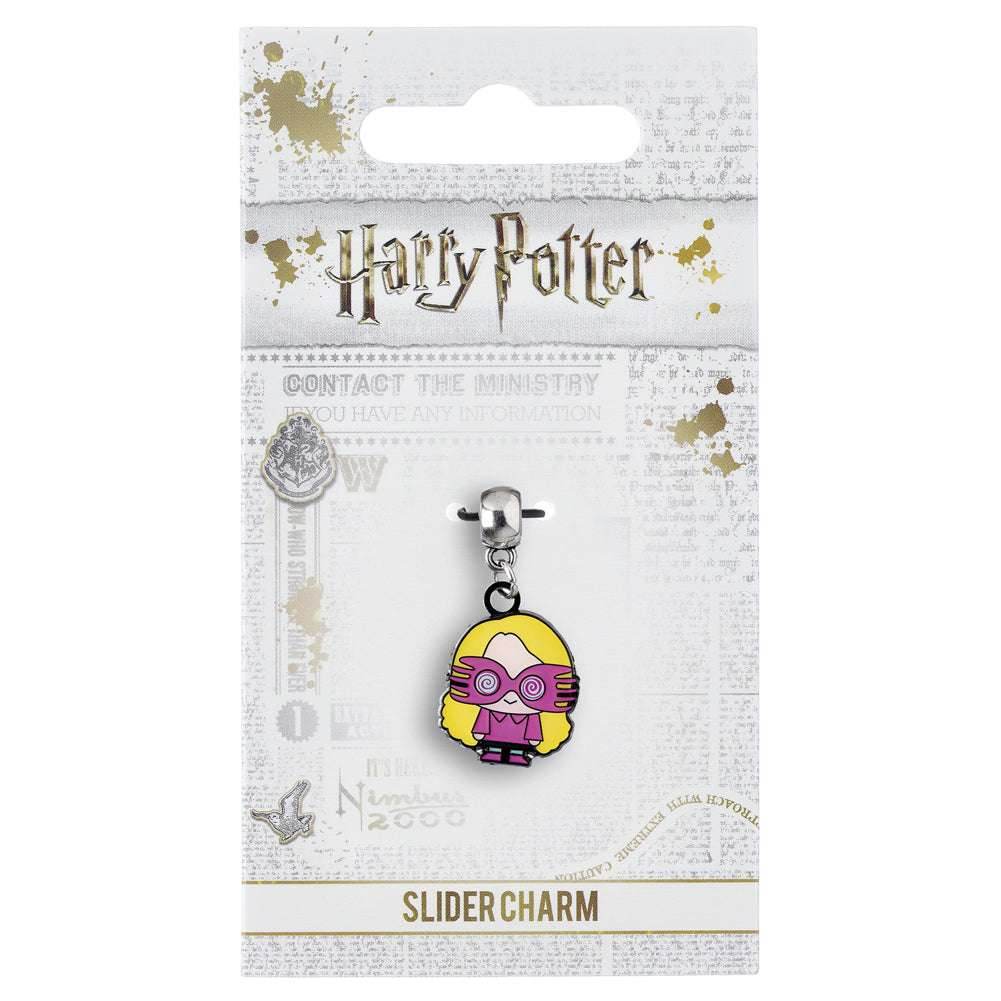 Harry Potter Silver Plated Chibi Luna Lovegood Charm - Gift Arch