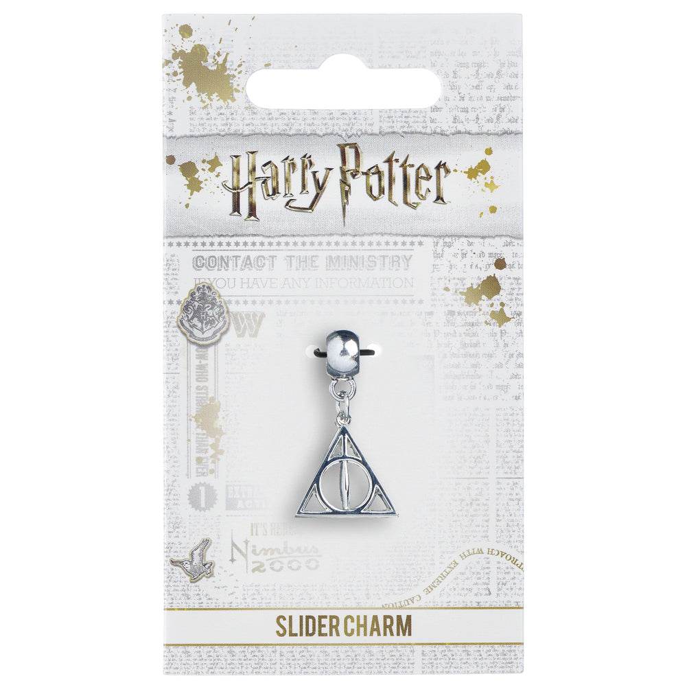 Harry Potter Silver Plated Deathly Hallows Charm - Gift Arch