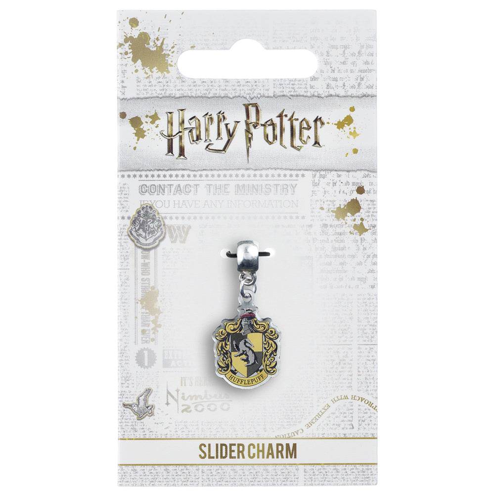 Harry Potter Silver Plated Hufflepuff Charm - Gift Arch