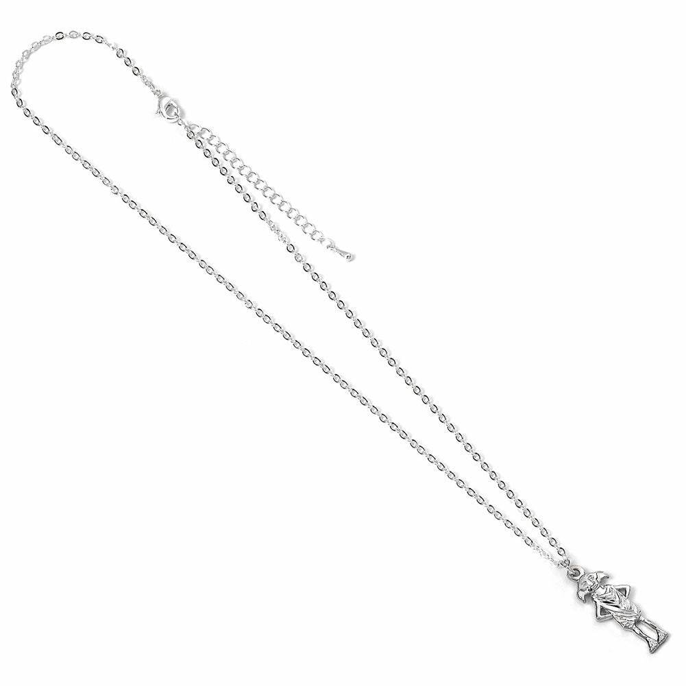 Harry Potter Silver Plated Necklace Dobby House Elf - Gift Arch