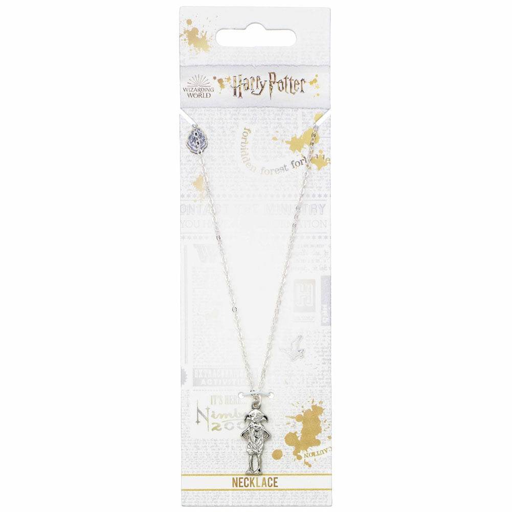Harry Potter Silver Plated Necklace Dobby House Elf - Gift Arch