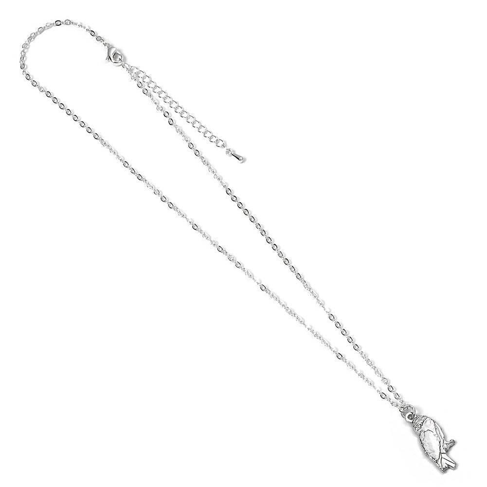 Harry Potter Silver Plated Necklace Hedwig Owl - Gift Arch