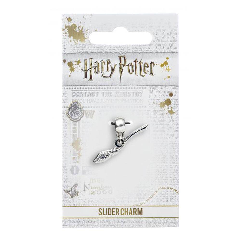Harry Potter Silver Plated Nimbus 2000 Charm - Gift Arch