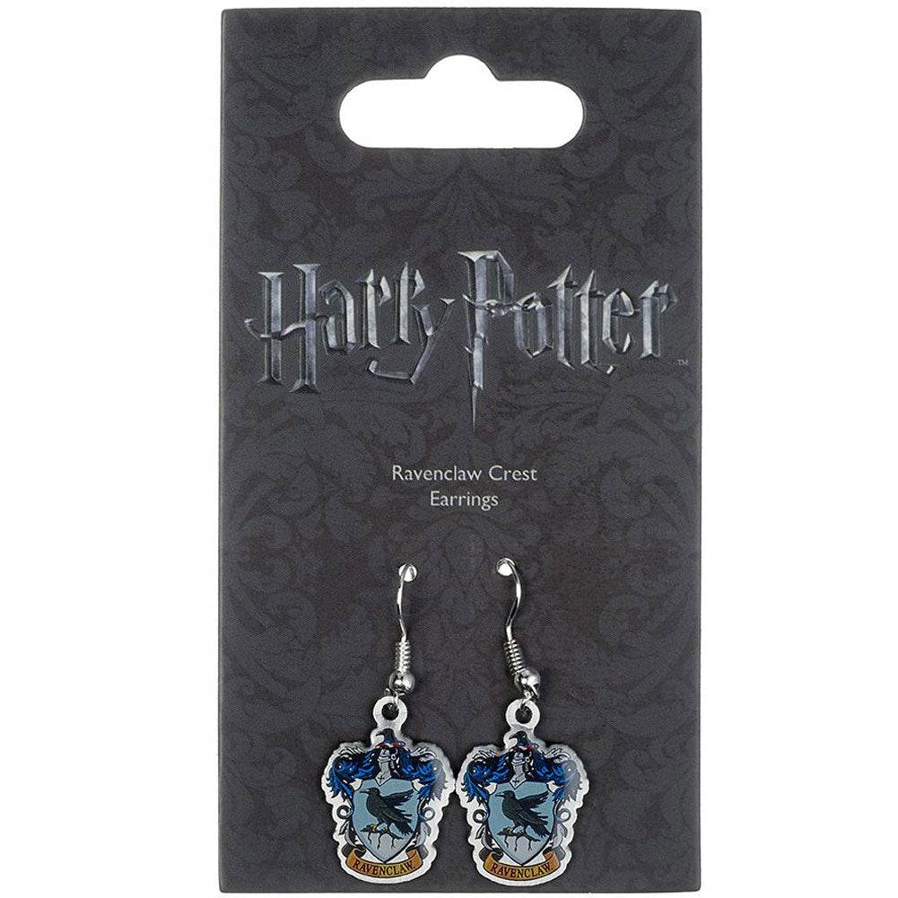 Harry Potter Silver Plated Ravenclaw Hook Earrings - Gift Arch