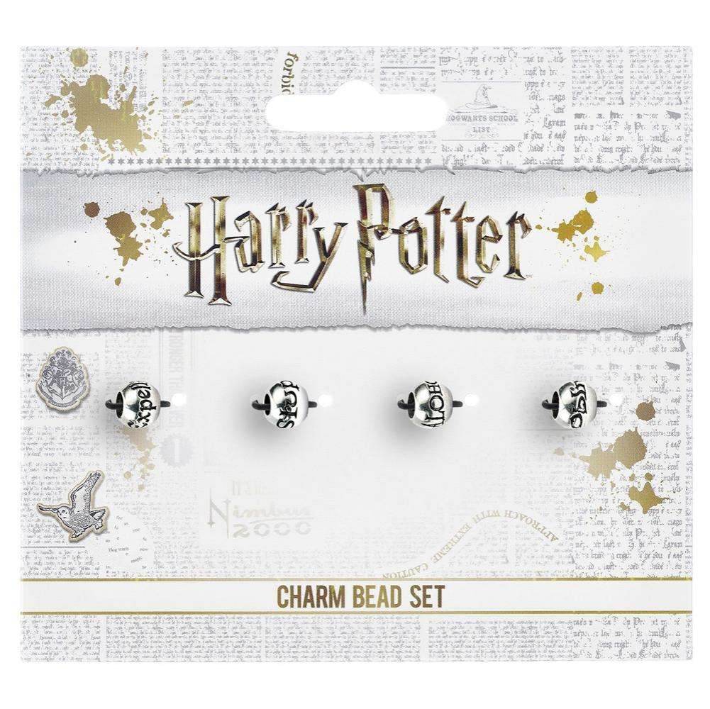 Harry Potter Silver Plated Spell Bead Charm Set - Gift Arch
