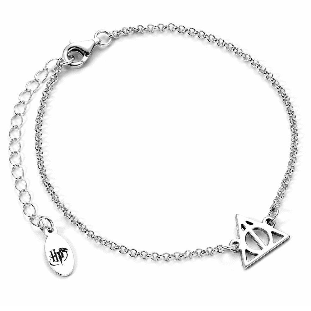 Harry Potter Sterling Silver Charm Bracelet Deathly Hallows - Gift Arch