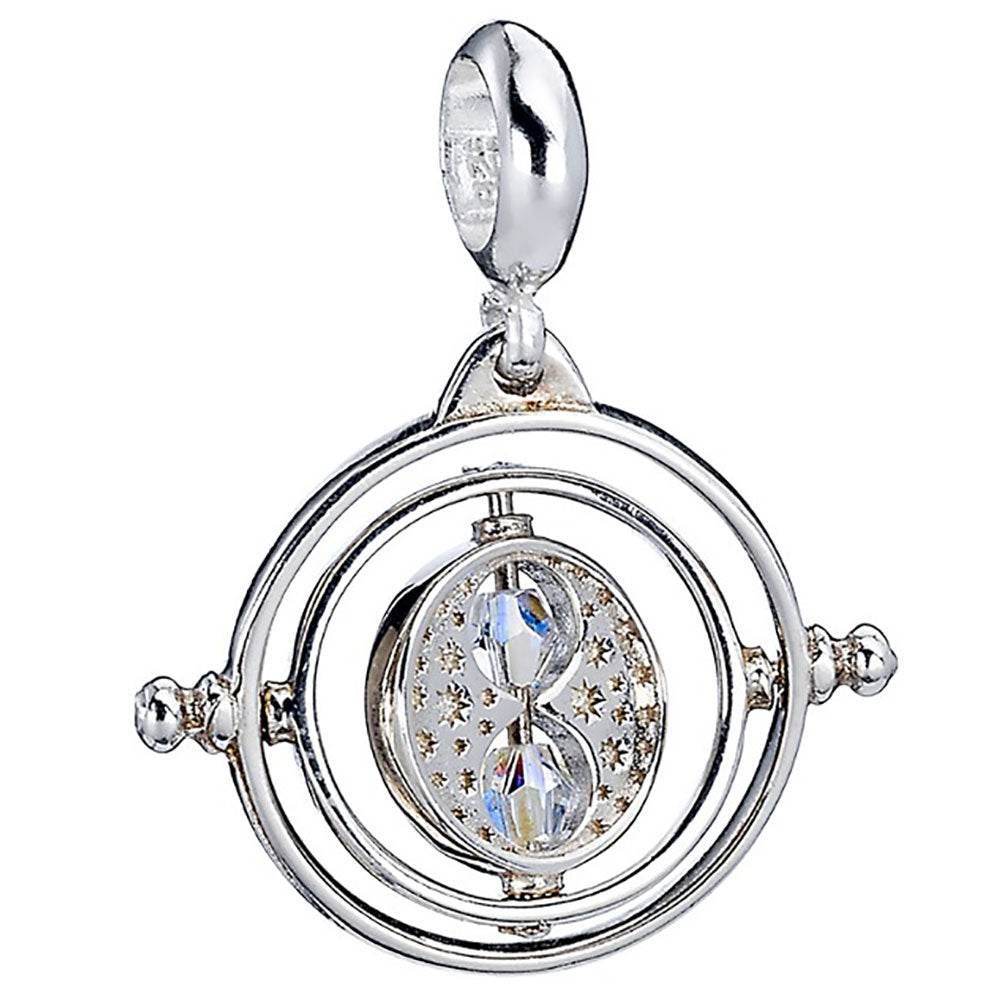 Harry Potter Sterling Silver Crystal Charm Time Turner - Gift Arch