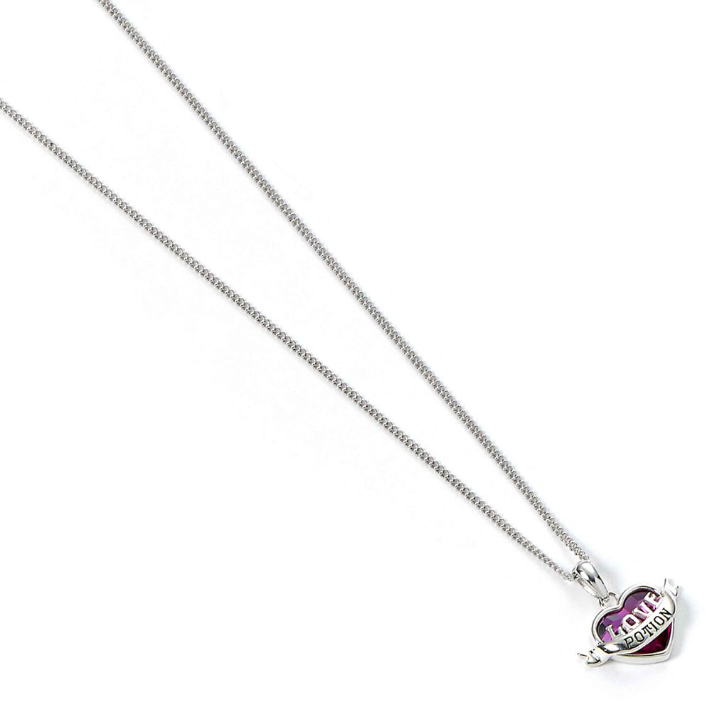 Harry Potter Sterling Silver Crystal Necklace Love Potion - Gift Arch
