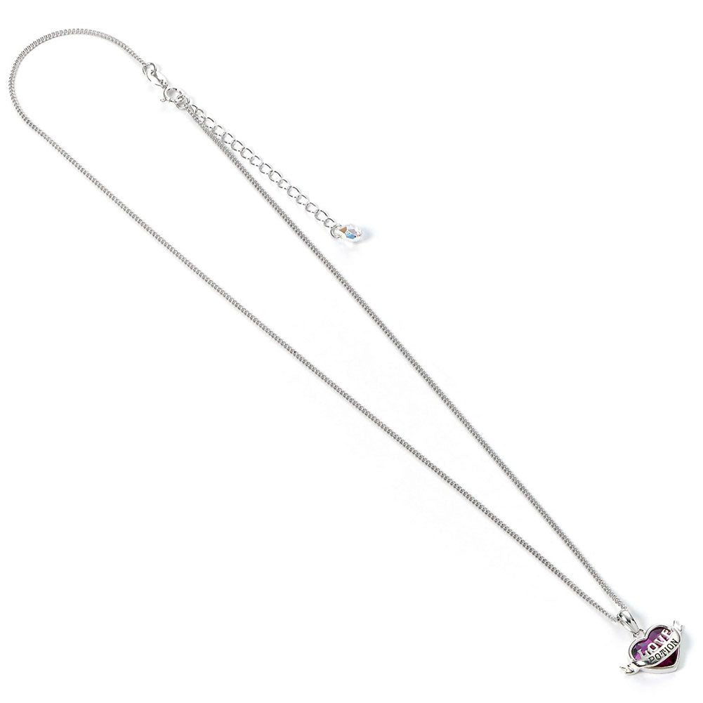 Harry Potter Sterling Silver Crystal Necklace Love Potion - Gift Arch