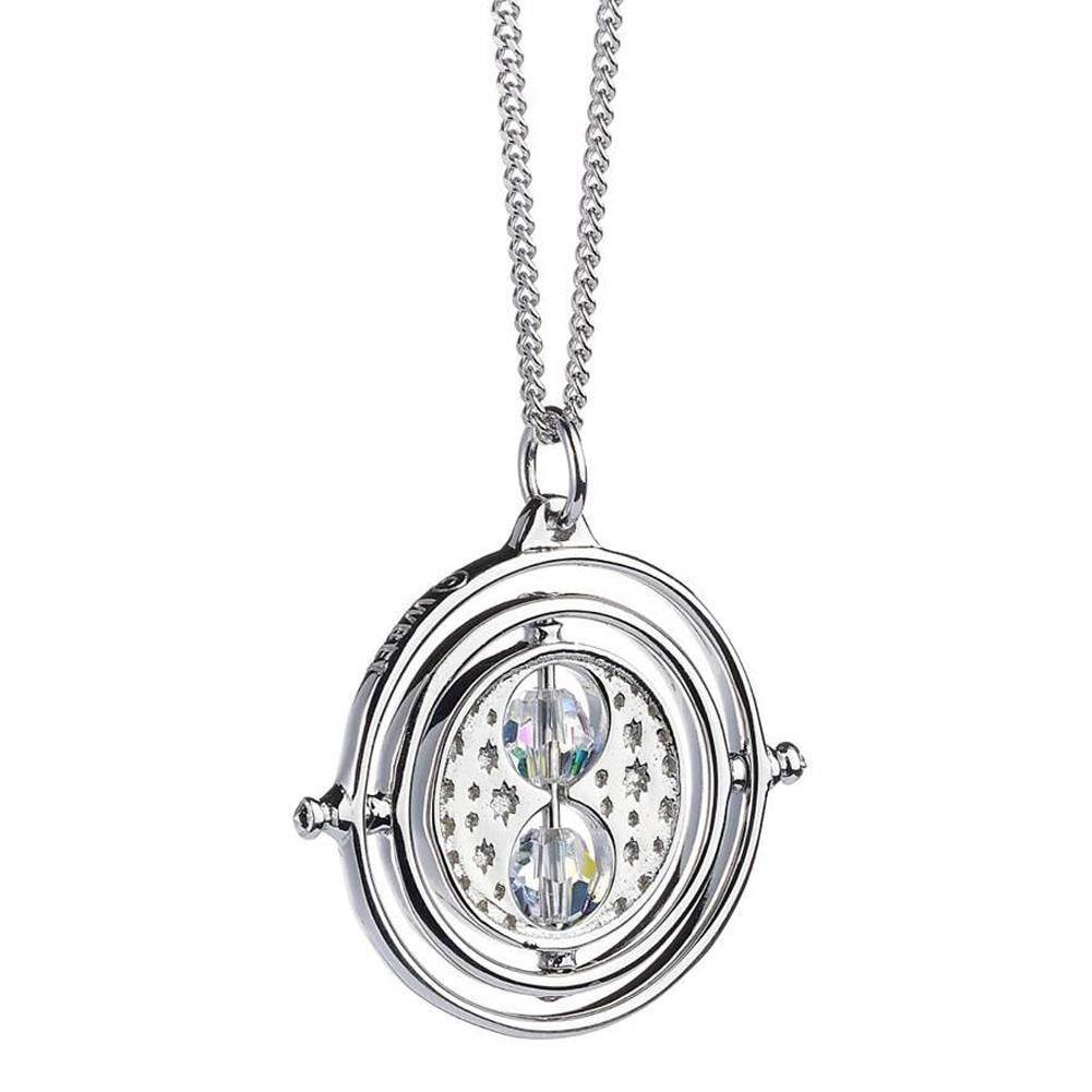 Harry Potter Sterling Silver Crystal Necklace Time Turner - Gift Arch