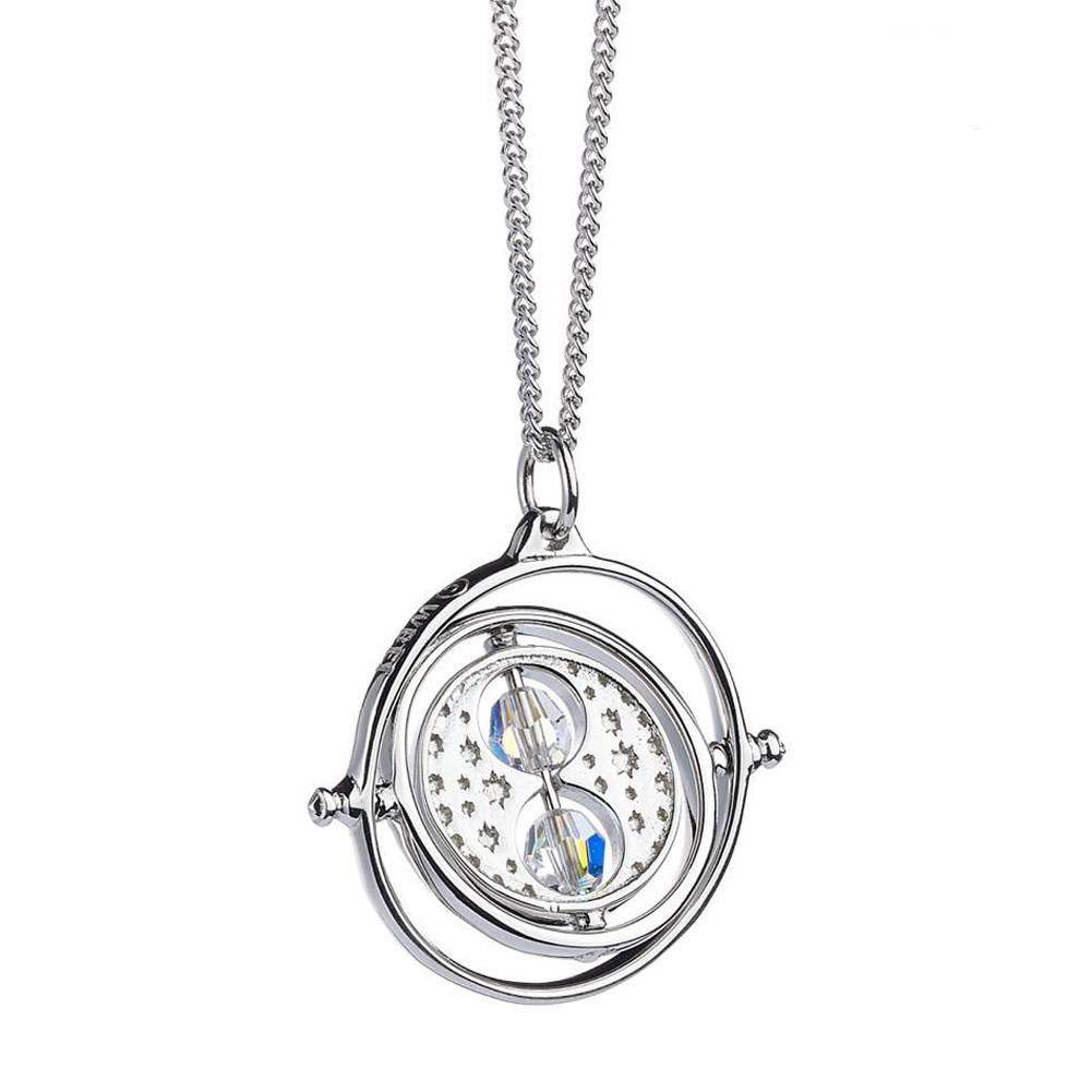 Harry Potter Sterling Silver Crystal Necklace Time Turner - Gift Arch