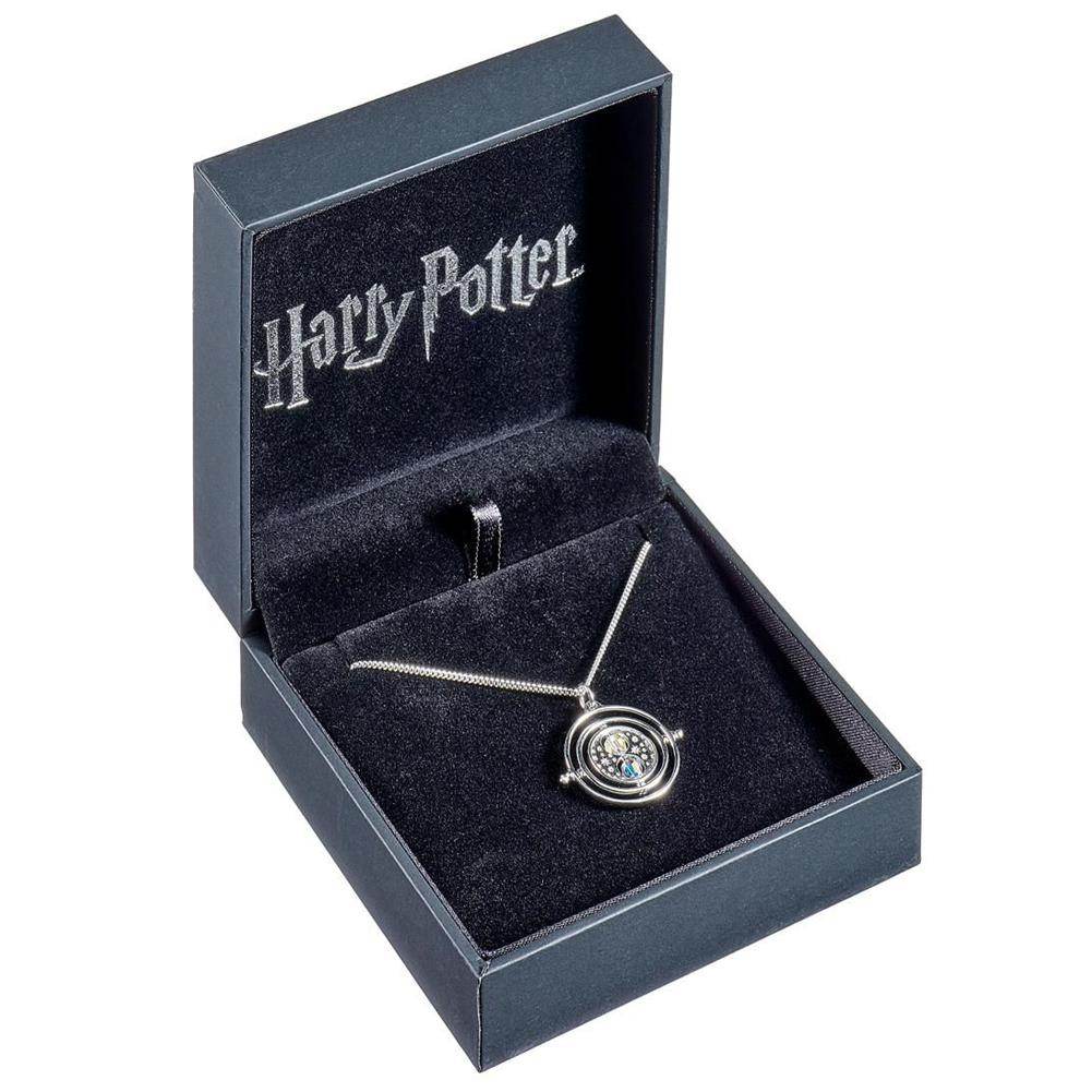 Harry Potter Sterling Silver Crystal Necklace Time Turner - Gift Arch