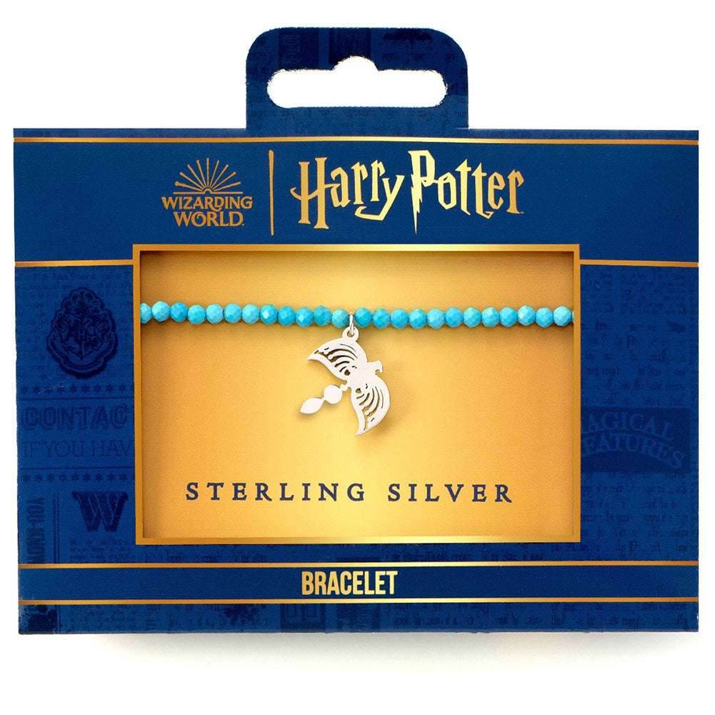 Harry Potter Stone Bracelet With Sterling Silver Charm Diadem - Gift Arch
