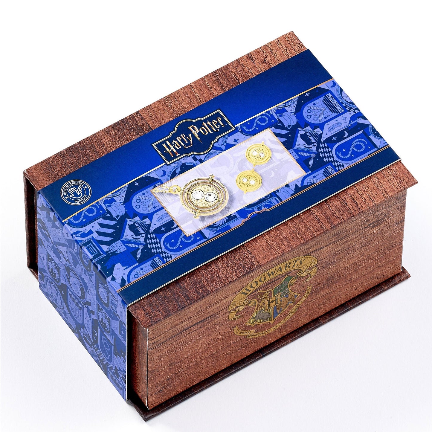 Harry Potter Time Turner Necklace & Earrings Gift Box - Gift Arch